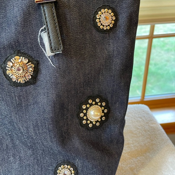 Kate Spade Denim Shoulder Tote - Picture 4 of 10
